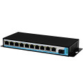 Poe mpspan de 100Mbps 24v poe 8 portas poe switch para AP IPC VOIP